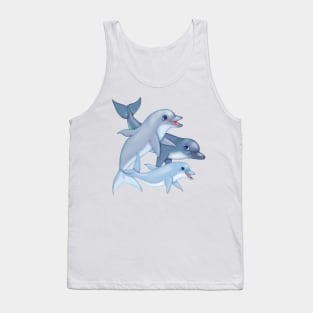 Dolphin Family Pod Tank Top